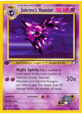 Sabrina's Haunter (G1 58)