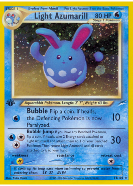 Azumarill lumineux (N4 13)