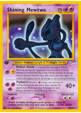 Mewtwo brillant (N4 109)