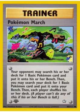 La marche des Pokémon (N1 102)