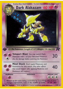 Alakazam obscur (TR 1)