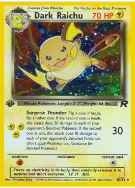 Raichu obscur (TR 83)