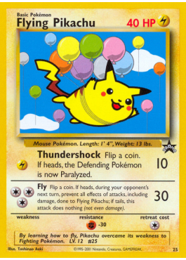 Pikachu volant (PR 25)