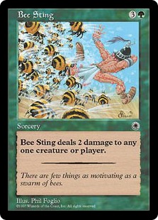 Piqûre d'abeille