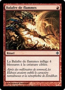 Balafre de flammes