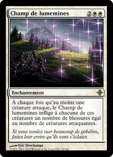 Champ de lumemines