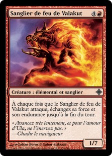 Sanglier de feu de Valakut