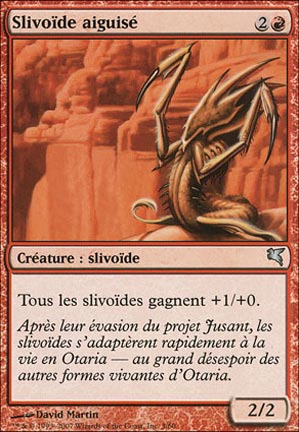 Slivoïde aiguisé