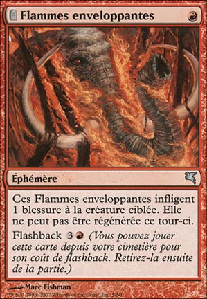 Flammes enveloppantes