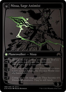 Nissa, voyante de Vastebois / Nissa, sage animiste