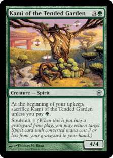 Kami du jardin entretenu