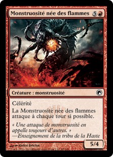 Monstruosité née des flammes