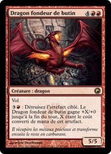 Dragon fondeur de butin