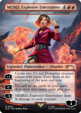 Chandra, meneuse de flammes