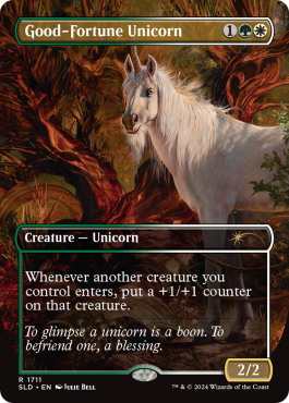 Licorne de bon augure