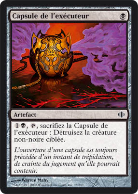 Capsule de l'exécuteur
