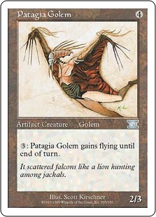 Golem à patagia