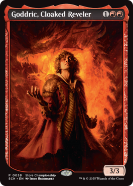 Goddric, fêtard à cape