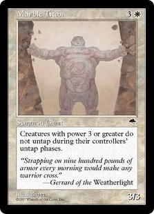 Titan de marbre