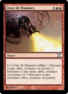 Cône de flammes