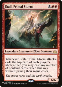 Etali, Tempête primordiale