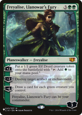 Freyalise, Fureur de Llanowar