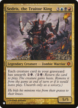 Sedris, le Roi traître