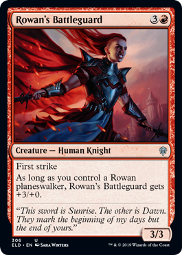 Garde de combat de Rowan