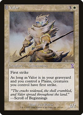 La Valeur - Valor - Carte Magic The Gathering - Playin by Magic Bazar