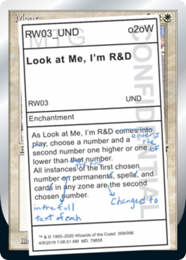 Look at Me, I'm R and D