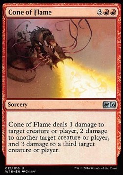 Cône de flammes