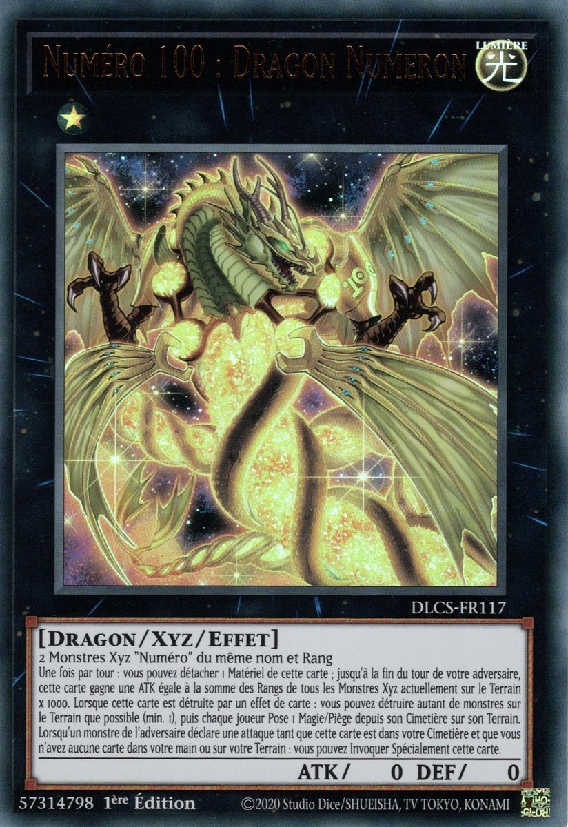 Numéro 100 : Dragon Numeron