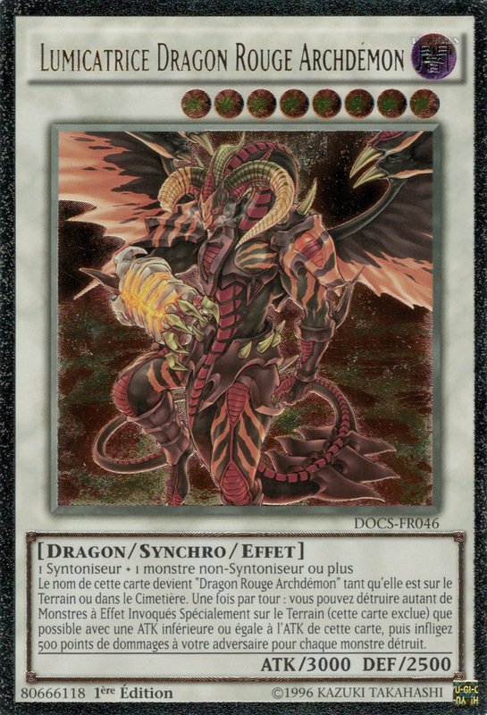 Lumicatrice Dragon Rouge Archdémon