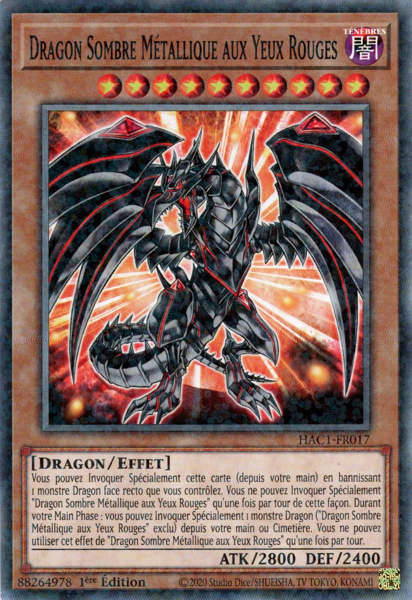 Dragon Sombre Métallique Aux Yeux Rouges