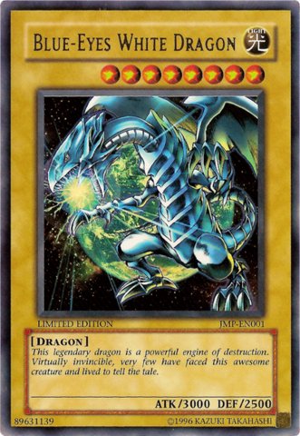 Dragon Blanc aux Yeux Bleus