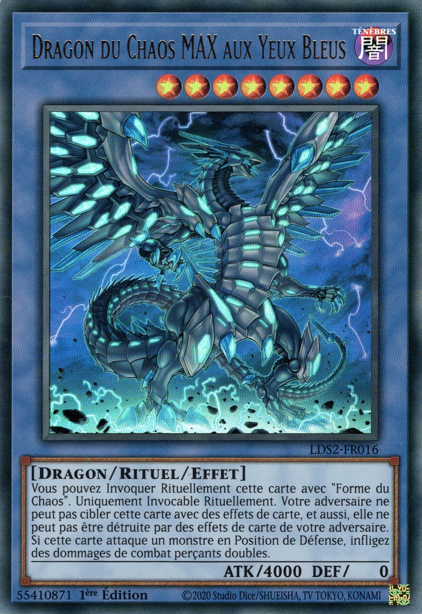 Dragon du Chaos MAX aux Yeux Bleus