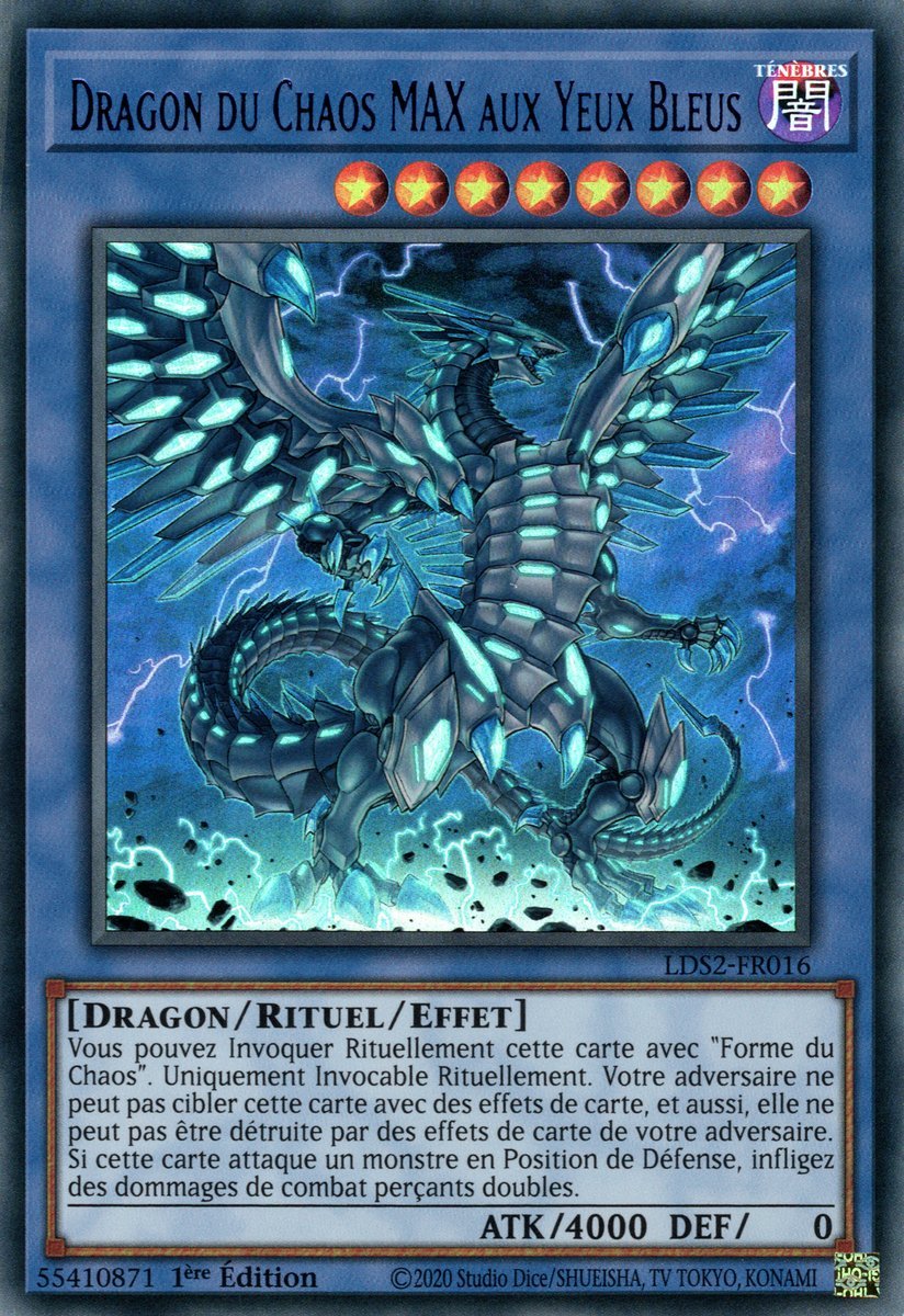 Dragon du Chaos MAX aux Yeux Bleus
