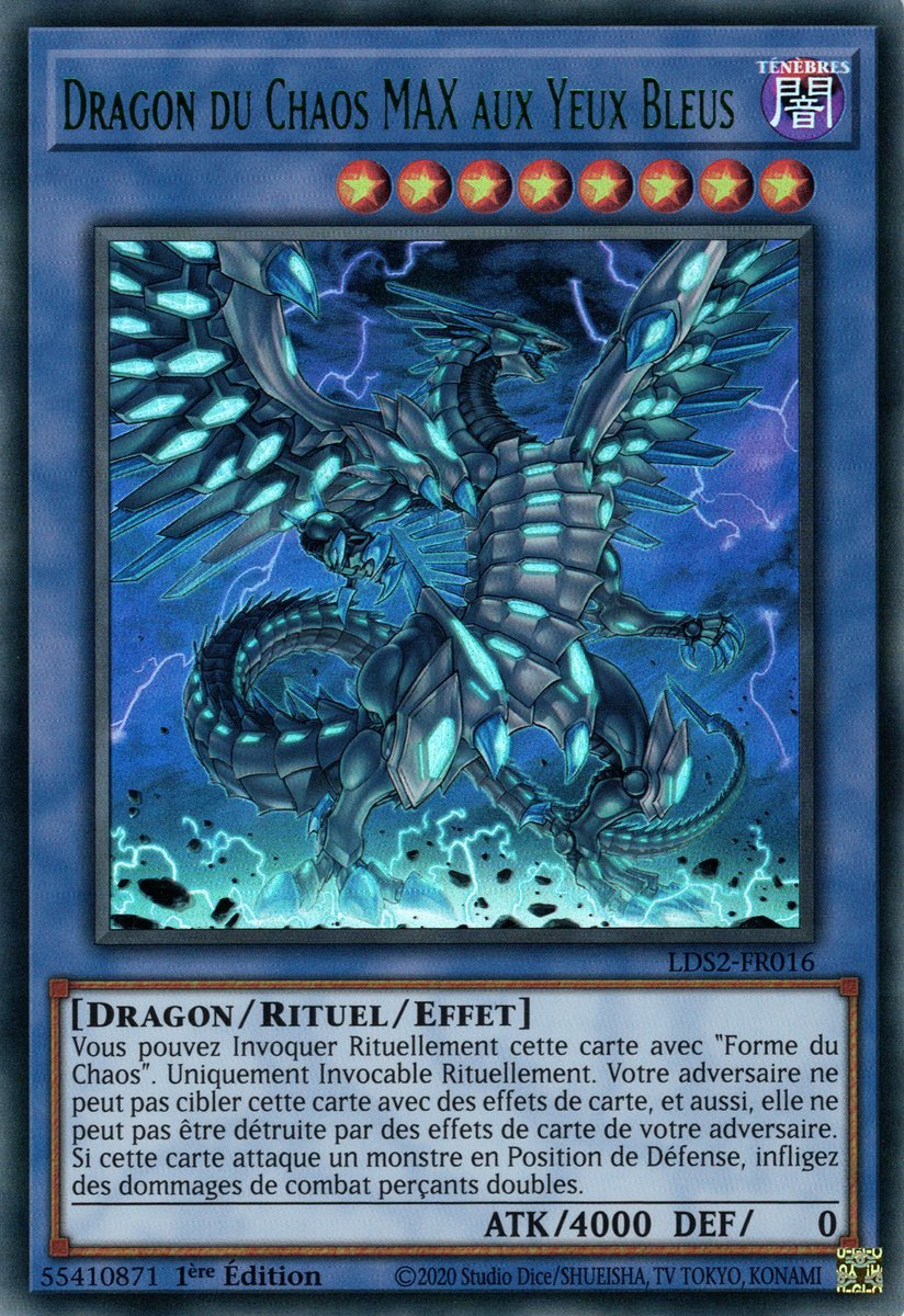 Dragon du Chaos MAX aux Yeux Bleus