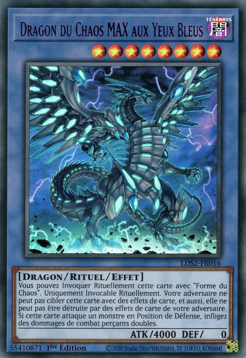 Dragon du Chaos MAX aux Yeux Bleus