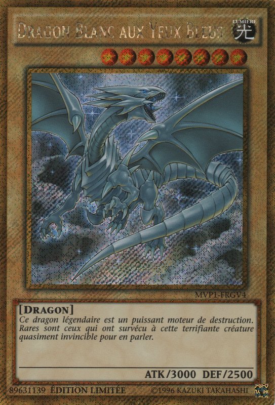 Dragon Blanc aux Yeux Bleus