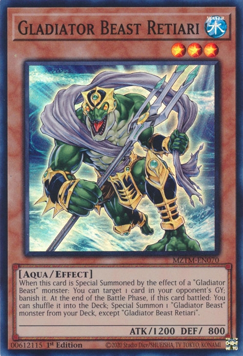 Retiarius, Bête Gladiateur