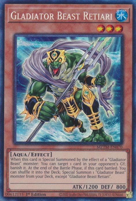 Retiarius, Bête Gladiateur