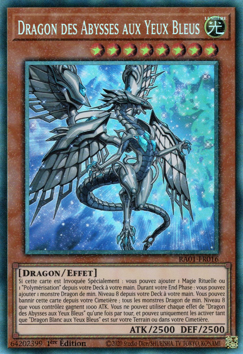 Dragon des Abysses aux Yeux Bleus