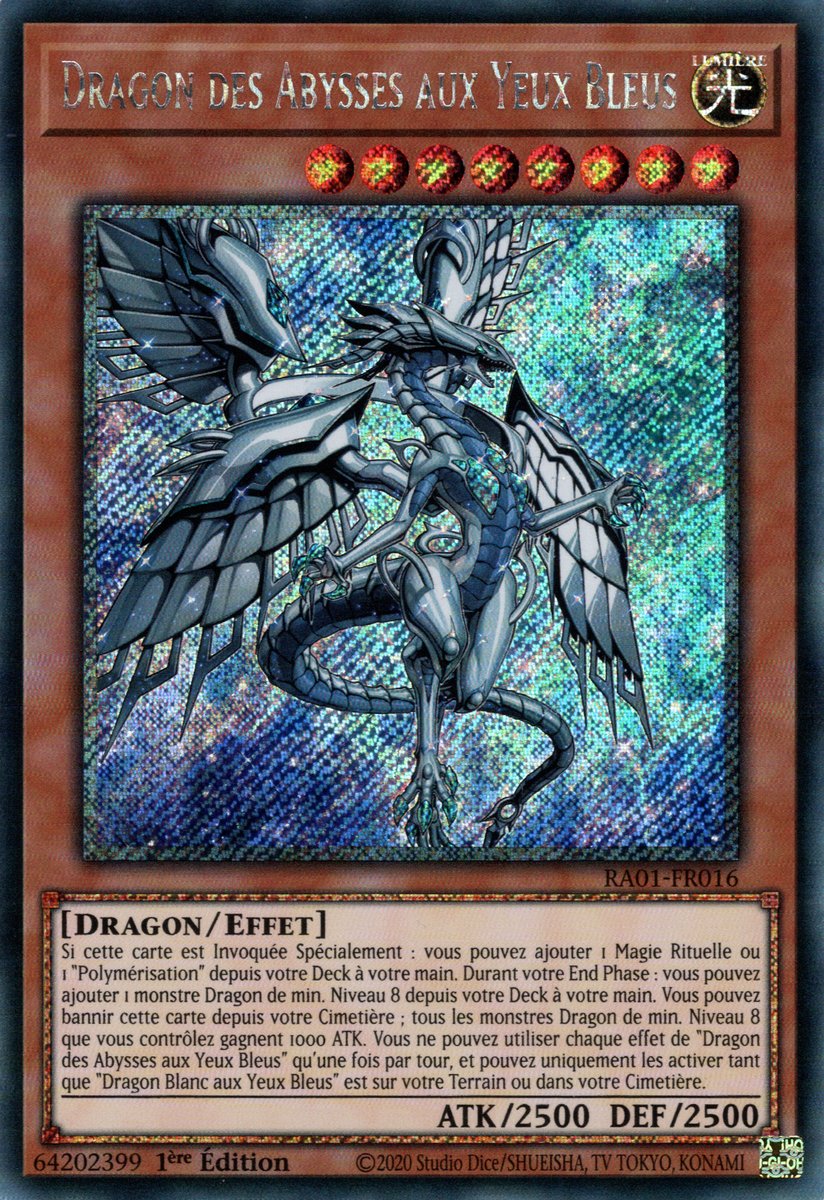 Dragon des Abysses aux Yeux Bleus