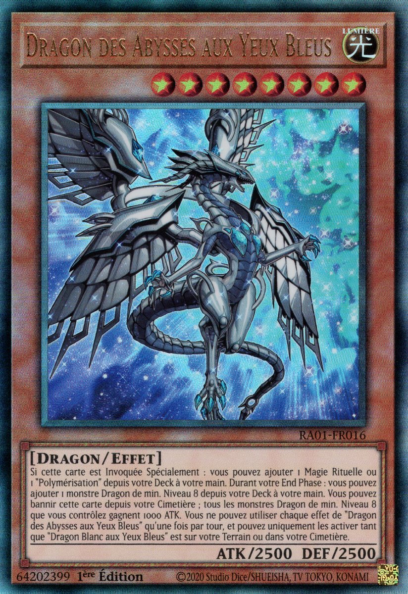 Dragon des Abysses aux Yeux Bleus