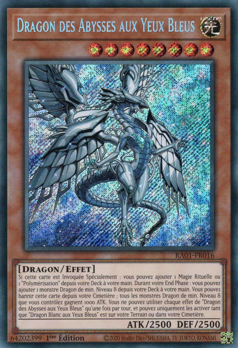 Dragon des Abysses aux Yeux Bleus