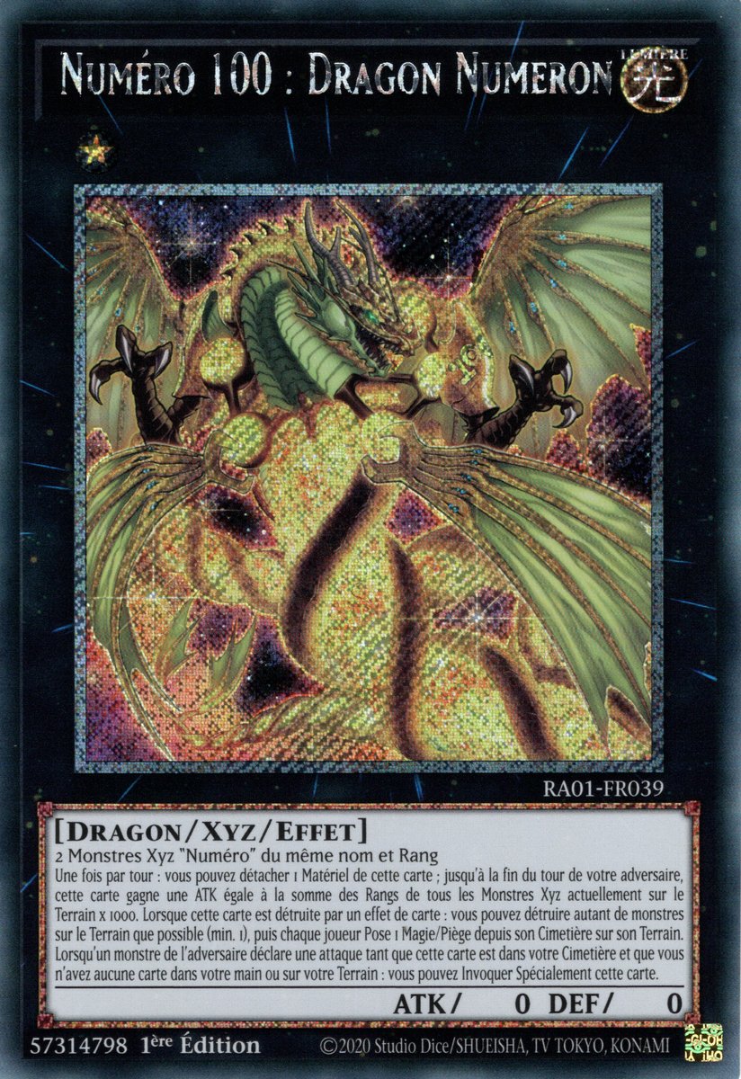 Numéro 100 : Dragon Numeron