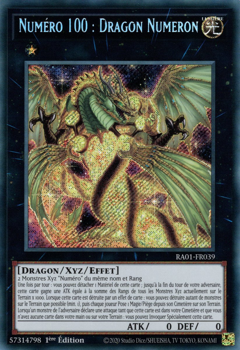 Numéro 100 : Dragon Numeron