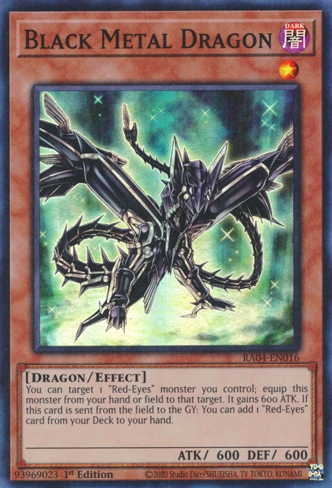 Dragon de Métal Noir
