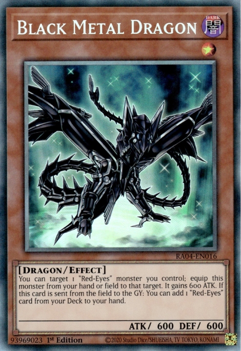 Dragon de Métal Noir